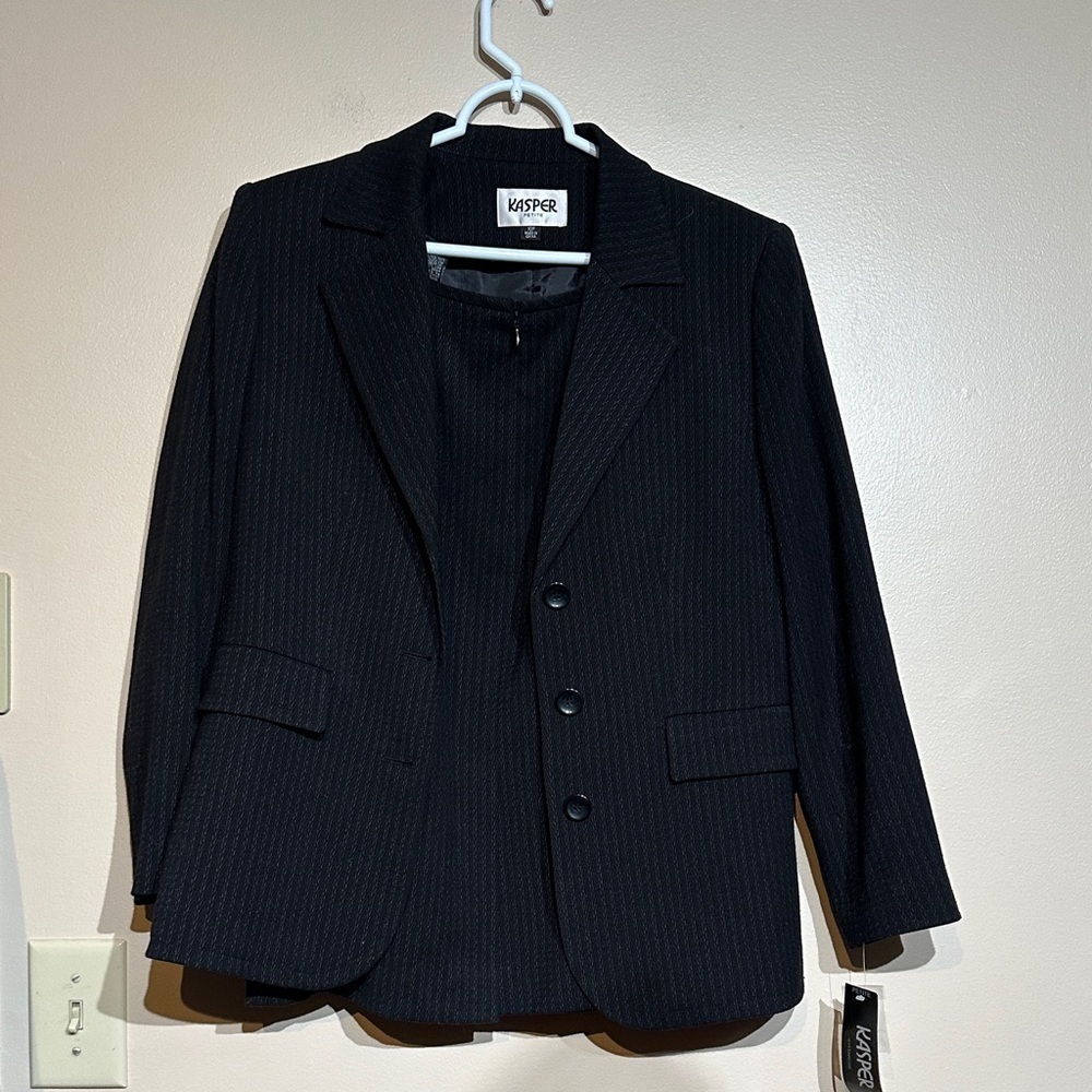 Kasper Dark Pinstripe suit
